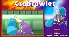 Un nouveau Pokémon dévoilé : le crabe boxeur