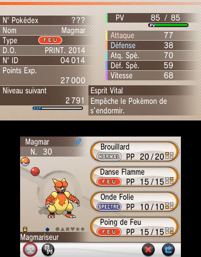 Magmar movepool