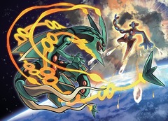 M-Rayquaza vs Deoxys