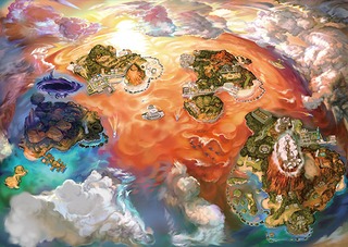 Carte d'Alola - Ultra Soleil et Ultra Lune