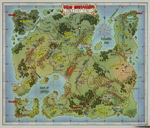 Shroud of the Avatar - Carte du monde