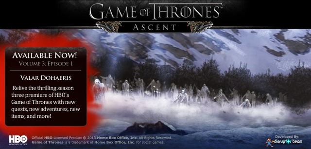 Game of Thrones Ascent - Saison 3