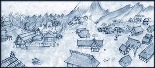 Village de sources chaudes