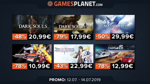 Promotions GamesPlanet : Ace Combat 7 (-50%), Ni No Kuni 2 (-70%), Code Vein (-15%)