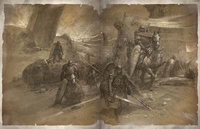 L'armée de Rakki en route après sa bataille victorieuse