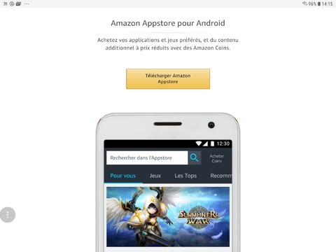 Obtenir Amazon AppStore