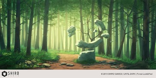 Image conceptuelle d'Until Dark - Forêt