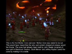 Premières images de World of Warcraft - Molten Core