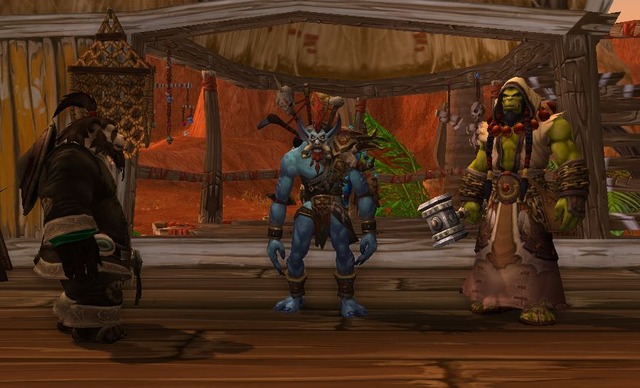 Chen brune d'orage Voljin et Thrall