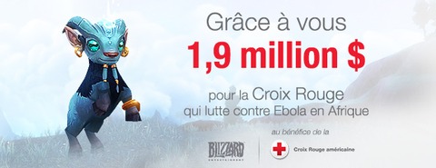 Warlords of Draenor - Un familier de World of Warcraft rapporte 1,9 million de dollars, au bénéfice de la Croix Rouge