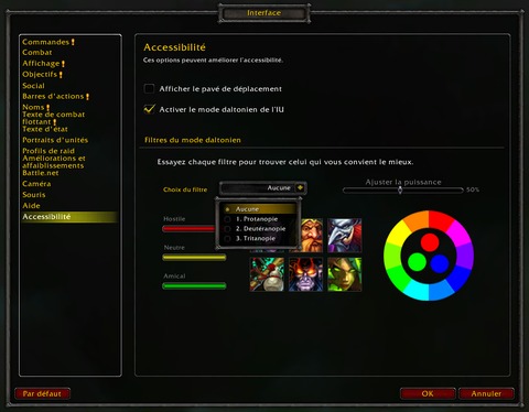 Warlords of Draenor - De nouvelles options pour les daltoniens dans World of Warcraft
