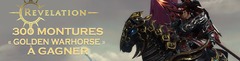 Distribution : 300 montures « Golden Warhorse » de Revelation Online à gagner