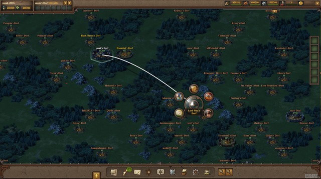 Capture d'écran de Tribal Wars 2 sur navigateur