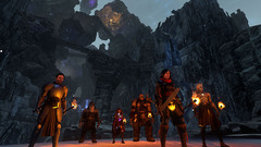 Gameplay : exploration d'une caverne de gobelins de Pantheon: Rise of the Fallen
