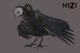 Halloween : corbeau zombie