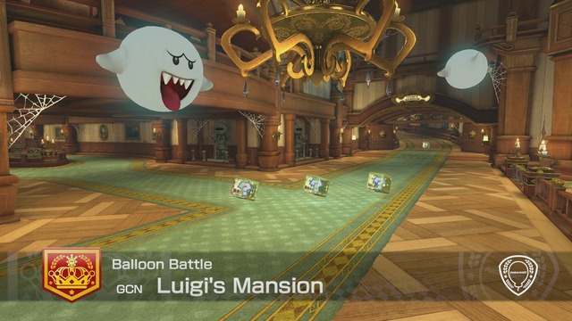 Mario Kart 8 Deluxe Luigi's Mansion