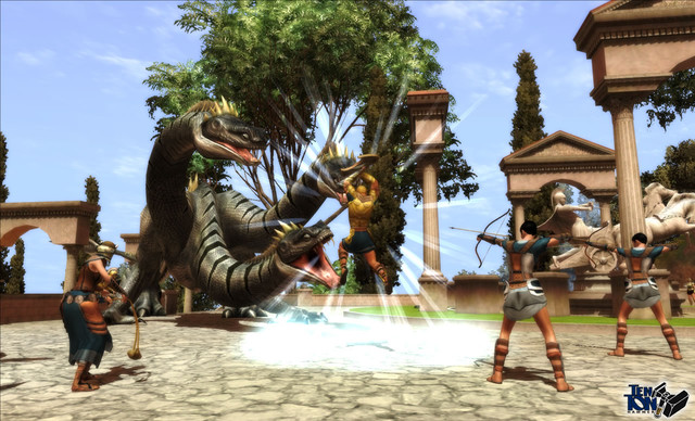 Une escouade au garde-à-vous