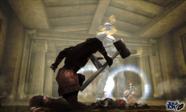 Une escouade au garde-à-vous