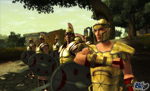 Une escouade au garde-à-vous