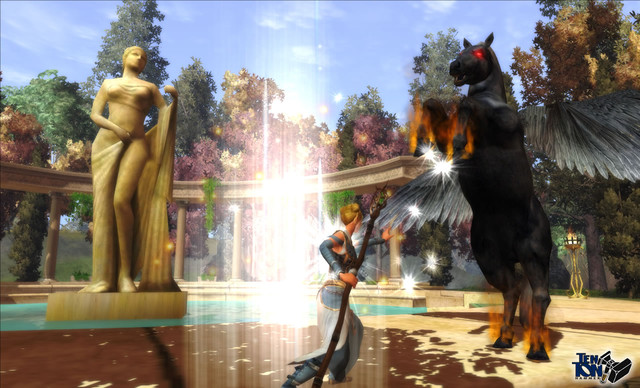 Une escouade au garde-à-vous