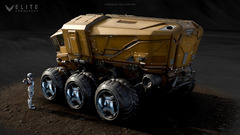 Un véhicule terrestre et du minage à la surface des planètes pour Elite Dangerous