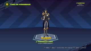 Choix du personnage - histoire