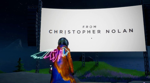 Fortnite - Un film complet de Christopher Nolan diffusé cet été dans Fortnite