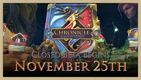 Chronicle RuneScape Legends - Les cartes et aventures de Chronicle RuneScape Legends en bêta à partir du 25 novembre