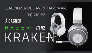 Calendrier de l'Avent Hardware : un casque Kraken 7.1 V2 de Razer à gagner