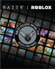 Razer x ROBLOX - - Assets VirtualItems BlackWidowV3RobloxEdition RazerCyberWingswithDescriptionBackground