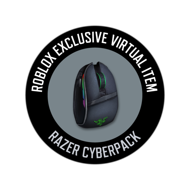 Razer x ROBLOX - - Assets VirtualItems OrochiV2RobloxEdition RazerCyberpackwithDescription