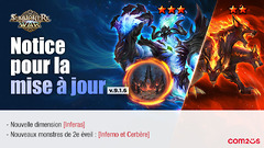 Summoners War : la dimension Inferas et deux nouveaux monstres