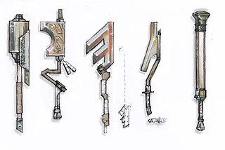 Concepts d'armes de Daevis