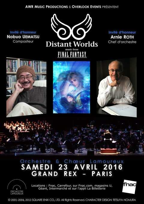 Distant Worlds : Final Fantasy en concert au Grand Rex