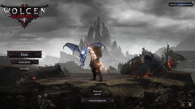 Wolcen Bloodtrail - Main Screen 2