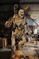 Rob Bast et sa sculpture provenant de l'univers DOOM