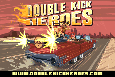 Double Kick Heroes - Grosses guitares et zombies : Double Kick Heroes arrive sur Greenlight