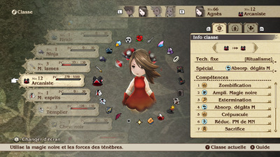 Choix classe