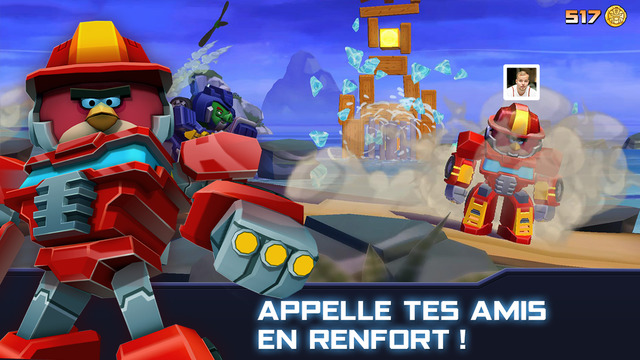 Angry Birds Transformers, shoot'em up de robots ! - 2014