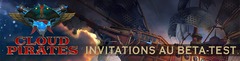 Distribution : 100 invitations à la bêta 3 de Cloud Pirates