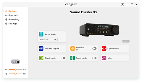 Creative SoundBlaster X5 4