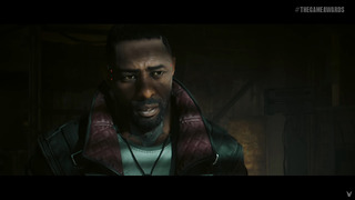 Solomon Reed (Idris Elba) dans Cyberpunk 2077: Phantom Liberty
