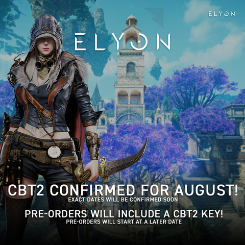 Elyon - Le MMORPG Elyon lancera sa bêta 2 en août prochain