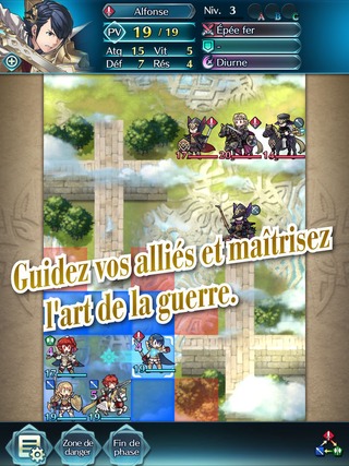 Capture d'écran promotionnelle de Fire Emblem Heroes