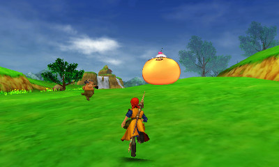 CI7 3DS DragonQuest8JourneyOfTheCursedKing enemy on field