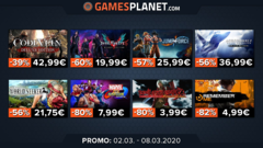 Promo Gamesplanet : Code Vein (-39%), Jump Force (-57%), Marvel vs. Capcom: Infinite (-80%), Curse of the Dead Gods (-10%)