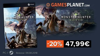 Promo : précommande Monster Hunter World à -20%
