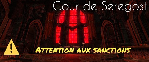 Mordor - Seregost ou la cour sanctionnable