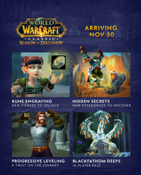 World of Warcraft Classic - WoW Classic : Season of Discovery, toutes les infos