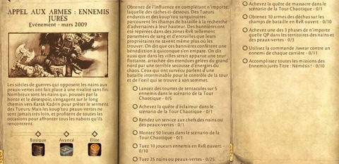 Warhammer Online - Achever l'événement Ennemis jurés